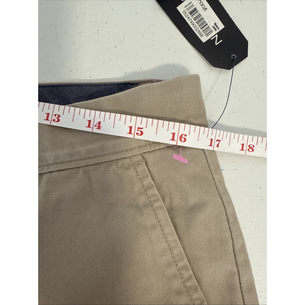 Nautica Deck Shorts Mens 33W Khaki Tan Classic Fit Cotton Casual Chino - Picture 4 of 11